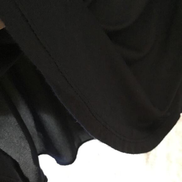 Loft Navy Ruffle Collar Blouse - Picture 7 of 8